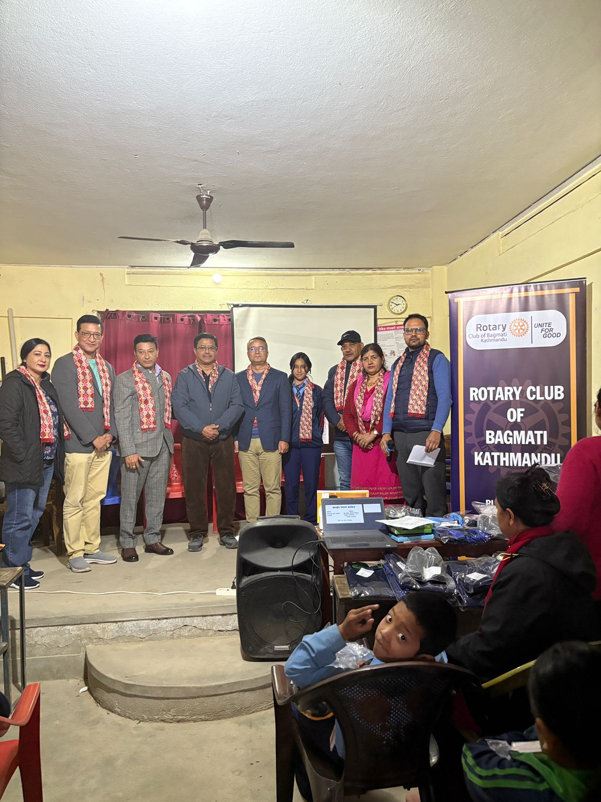 Service Project 12: School  Supplies Distribution in Four Adopted School