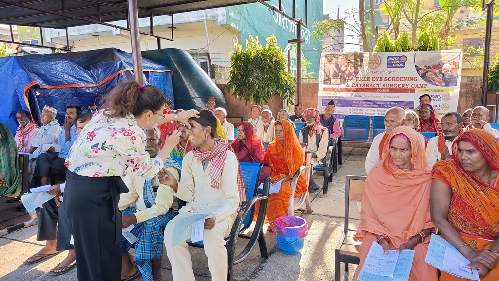 The third phase of the comprehensive eye screening and cataract surgery camp has been completed.