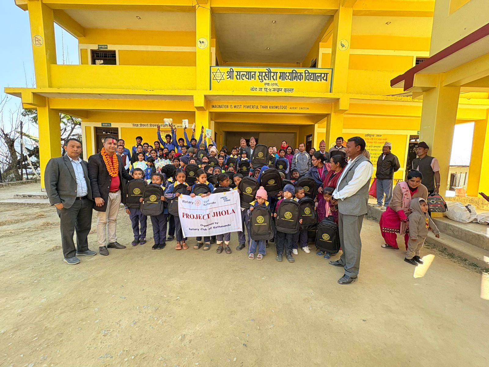 Project JHOLA Benefits Over 500 Students in Baglung