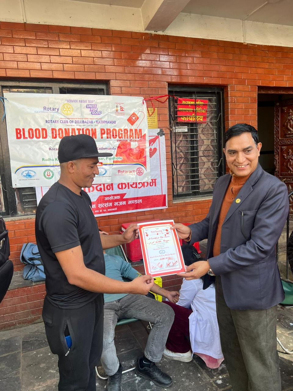 Monthly Blood Donation