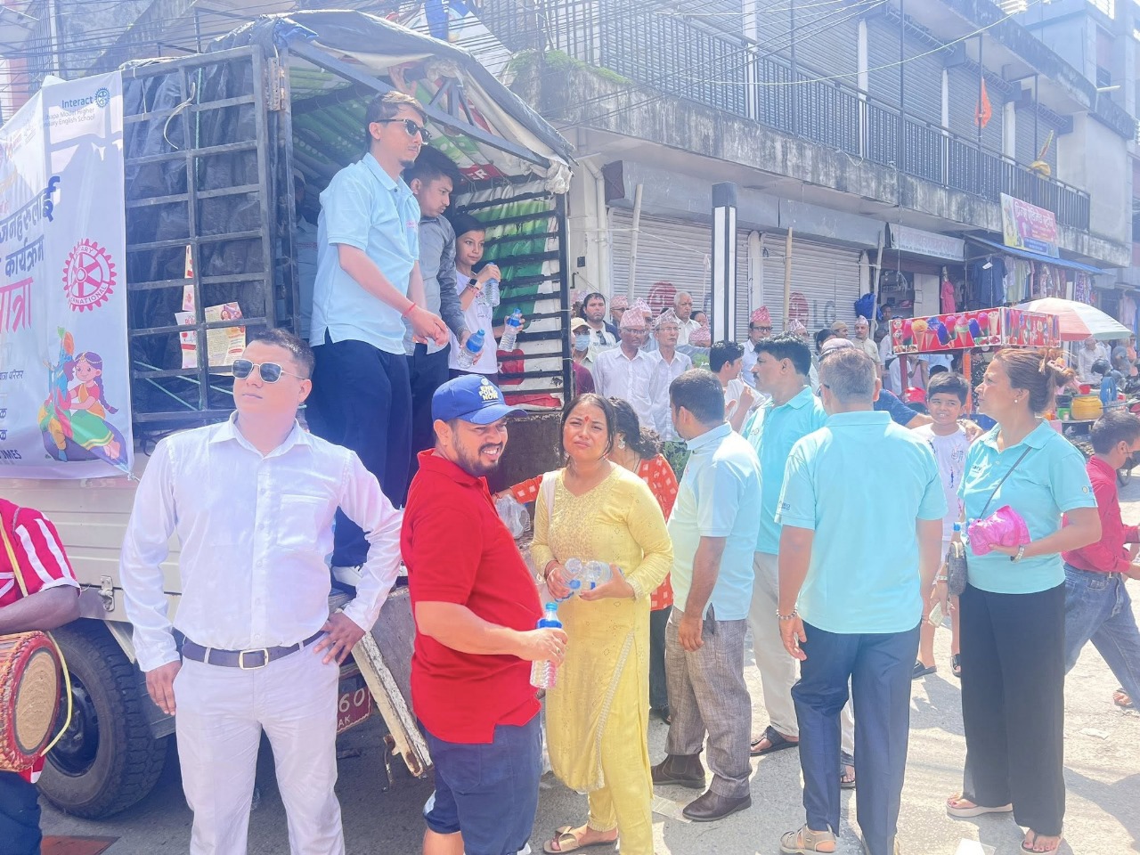 Water Distribution on Rath yatra