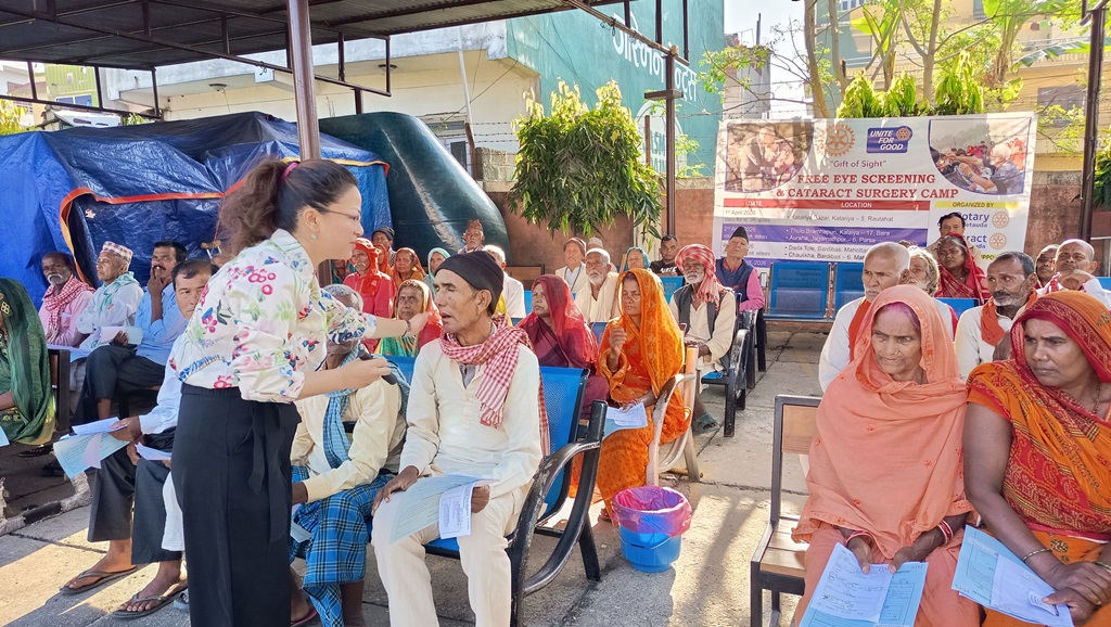 Cataract surgery of 51 patients completed