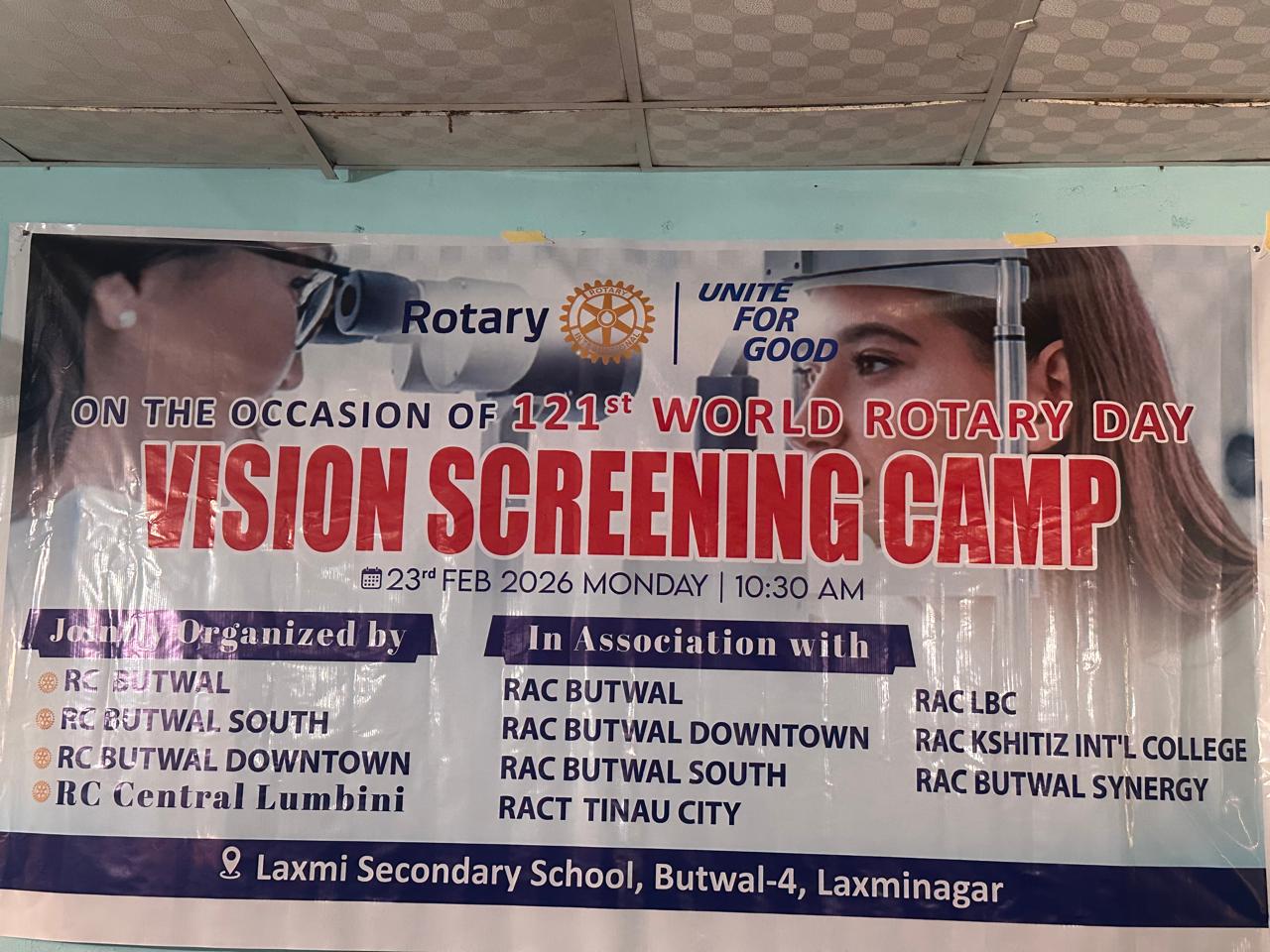 vision screening camp