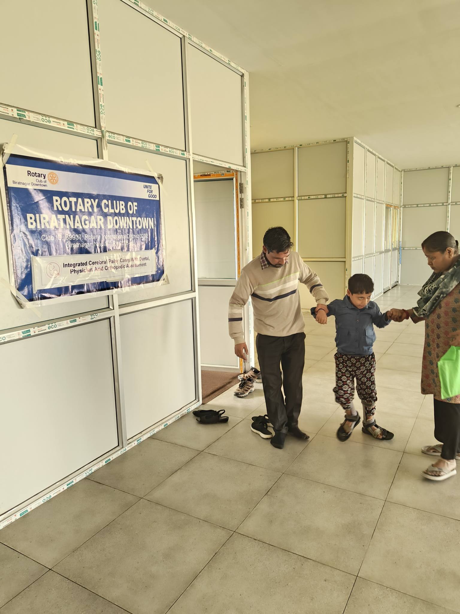 Integrated Cerebral Palsy camp with Dental, Physician and Orthopedic assessment