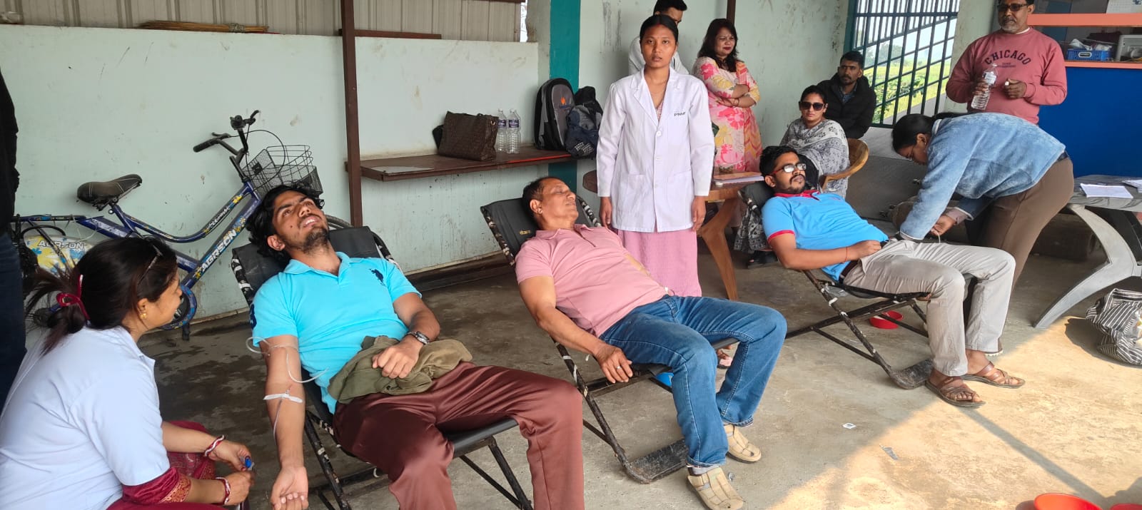 Blood Donation Program at Lumbini Max Hospital,  Bhairahawa.