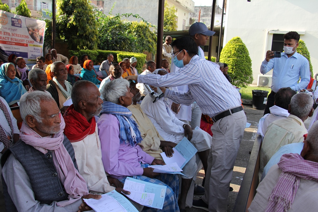 Cataract surgery of 56 patients completed